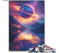 Puzzles 1000 pièces pour Adultes Univers Planète Puzzles Difficiles pour Adultes 26x38cm Soirée de Jeux en Famille Amusante, œuvres d'art décoratives à Faire soi-même