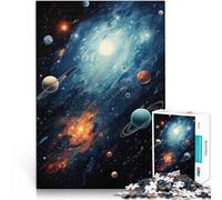 Puzzles 1000 pièces pour Adultes Œuvre d'art Cosmos Convient aux Personnes âgées de 14 Ans et Plus Chaque pièce est Unique - Jeu Amusant et Stimulant pour Toute la Famille Idées Cadeaux。