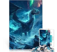 Puzzles 1000 pièces pour Adultes “Œuvre d'art du Dragon Froid” Fait de Papier,pour Les 14 Ans et Plus Jeu Familial pour et Collection d'artistes, Beaux-Arts。Taille:26x38cm/10.24x14.96pouce