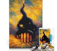 Puzzles 1000 pièces pour Adultes Van Gogh Style Hand | 38x26cm Défi difficile à relever Renforcer l'amour entre les couples.