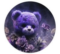 Puzzles 1000 pièces pour Adultes Venez du côté obscur Puzzles Ronds 1000 pièces pour Adultes Décoration DIY idéale et Cadeau Casse-tête (Taille 67,5 x 67,5 cm)