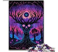 Puzzles 1000 pièces pour Adultes, Vision dans Le Noir, en Bois, activité éducative pour Le développement cognitif, 1000 pièces(50x75cm)