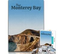 Puzzles 1000 pièces pour Adultes : Visitez la Baie de Monterey, stimulez Votre Cerveau, développez Votre Patience, Jouets addictifs, Collection d'artistes, Beaux-Arts (75 x 50 cm)