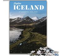 Puzzles 1000 pièces pour Adultes, Visitez l'Islande, Jeux éducatifs, Décoration d'intérieur, Collection d'artistes, Beaux-Arts (26x38cm), 1000 pièces