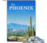 Puzzles 1000 pièces pour Adultes Visitez Phoenix, Jeu Stimulant, Jouets, décoration Murale, Cadeaux d'anniversaire et de Noël Uniques 50x75cm