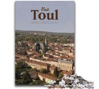 Puzzles 1000 pièces pour Adultes Visitez Toul Convient aux 14 Ans et Plus Jeu de Jouets intellectuels Jeu éducatif pour Anniversaire et Noël (Taille 50x75cm)