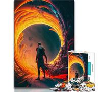 Puzzles 1000 pièces pour Adultes Voyageur du Temps Jeu Stimulant idéal comme Cadeau pour Toute la Famille 75x50cm