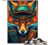 Puzzles 1000 pièces pour Adultes Warrior Fox Puzzles stimulants Taille 26x38cm Jeu de défi cérébral pour Adolescents et Interaction familiale
