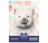 Puzzles 1000 Pièces pour Adultes Wombat Joey Puzzle pour Adultes, Jouet, Décoration Murale, Décoration Intérieure, Défi À Réaliser 52x38cm/1000pcs
