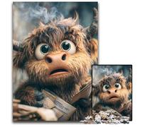 Puzzles 1000 pièces pour Adultes Yak Art Puzzles en Carton pour Les Anniversaires, Les Vacances, Noël 26x38cm