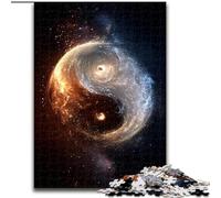 Puzzles 1000 pièces pour Adultes Yin et Yang, décoration d'intérieur, pour Noël et Le Nouvel an pour Les Adolescents (Taille 26x38cm)
