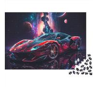 Puzzles 1000 pièces Puzzles de Voiture de Sport pour Adultes Puzzles créatifs en Bois Puzzles pour Adolescents Cadeaux 1000 pièces (75x50 cm)