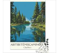 Puzzles 1000 pièces Quebec Travel | Stimulez votre mémoire activités ludiques à faire à la maison Collection d'artistes BeauxArts 50x75cm