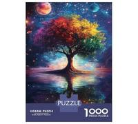 Puzzles 1000 Pièces Rainbow Tree Reflections Puzzle Adulte, Jeu De Réflexion, Analyse Et Logique, Cadeaux De Noël Et d'anniversaire 52x38cm/1000pcs
