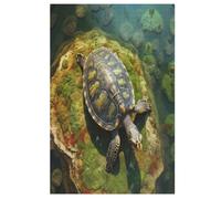 Puzzles 1000 Pièces Sea Turtles Puzzle pour Adultes Et Enfants, en Bois Jeu ÉduChatif Défi Jouet, Jeu Familial Amusant （78×53cm）
