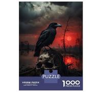 Puzzles 1000 Pièces Silence of The Swamp Puzzles pour Adultes Jeux Relaxants Défi Difficile Activités Amusantes À La Maison, 52x38cm/1000pcs