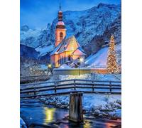 Puzzles 1000 Pièces - Snow Landscapes Affiches - Puzzle d'art - Jeux Amusants pour Adultes sur La Maladie D'Alzheimer - Jouets Anti-Stress pour La Famille - Kw307Zk