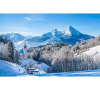 Puzzles 1000 Pièces - Snow Landscapes Affiches - Puzzle d'art - Jeux Amusants pour Adultes sur La Maladie D'Alzheimer - Jouets Anti-Stress pour La Famille - Kw306Zk