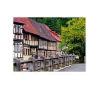 Puzzles 1000 Pièces,Stolberg, La Perle du Sud-Harz,Affiche Mur Art pour Cadeaux Adultes Enfants Jeux Jouets Éducatifs(50x70cm)-AT65