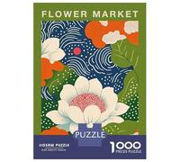 Puzzles 1000 Pièces Taipei Flower Market Poster Puzzle pour Adolescents Améliore La Mémoire Difficile Et Stimulant Casse-tête Jeux De Réflexion en Famille 38x26cm/1000pcs
