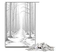 Puzzles 1000 pièces The Grove Cadeaux pour Adultes liste de souhaits de Noël avec Le Père Noël pour Adolescents de 14 Ans et Plus 1000 pièces (75 x 50 cm)