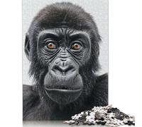 Puzzles 1000 pièces Visage de Gorille pour Adultes | | Puzzles Amusants en Famille pour Adultes, Cadeaux, Jeux intellectuels, 1000 pièces (38 x 26 cm)