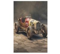 Puzzles 1000 Pièces Voiture Ancienne Puzzle pour Adultes Et EnfFourmis, en Bois Jeu ÉduChatif Défi Jouet, Jeu Familial Amusant 78×53cm