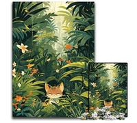 Puzzles 1000 pièces Wild Jungle Cat Quest pour Adultes Casse-tête Stimulant pour Adolescents soirée de Jeux en Famille 1000 pièces (75 x 50 cm)