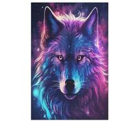 Puzzles 1000 Pièces Wolf Puzzle pour Adultes Et Enfants, en Bois Jeu ÉduChatif Défi Jouet, Jeu Familial Amusant （78×53cm）