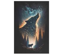 Puzzles 1000 Pièces Wolf Puzzle pour Adultes Et EnfFourmis, en Bois Jeu ÉduChatif Défi Jouet, Jeu Familial Amusant 78×53cm