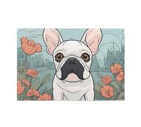 Puzzles 1000 pièces Yyhwhjde Dessin animé Bouledogue Français Imprimés Puzzles éducatifs intellectuels en bois, Puzzles amusants, Jeu anti-stress