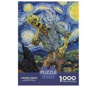 Puzzles 1000 Pièces Zombie Starry Night Puzzle Adulte, Jeu De Réflexion, Analyse Et Logique, Cadeaux De Noël Et d'anniversaire 70x50cm/1000pcs