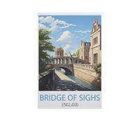 Puzzles 1000 Puzzles en Papier，Pont des Soupirs, Angleterre，Bricolage Créatif Puzzle Cadeaux Jeux Éducatifs Brain Challenge Puzzle（50x70cm）-IJ35