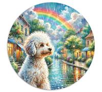 Puzzles 1000 Teile Puzzle Für Erwachsene Und Kinder, Bunt Kunst Abstrakt Haustier HundJigsaw GameGeschenk,1000pcs (67.5x67.5cm)