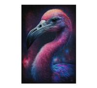 Puzzles 1000pcs(38x26cm) pour Adolescents Cosmic Flamingo Art Print-5 Puzzles pour Adolescents Jouets Anti-Stress Cadeau d'anniversaire Aide À Stimuler Le Cerveau 1000pcs(38x26cm)