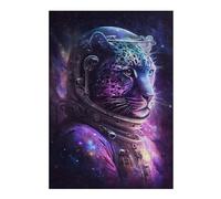 Puzzles 1000pcs(38x26cm) pour Adolescents Cosmic Leopard Astronaut-1 Puzzles pour Adultes Jouets À Faire Soi-même Cadeau d'anniversaire Défi Éducatif 1000pcs(38x26cm)