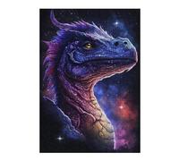 Puzzles 1000pcs(38x26cm) pour Adolescents Galactic Lizard Art Print-25 Puzzles pour Adultes, Jeux Amusants, Course De Vitesse Manuelle, Cadeaux pour Amis Et Famille 1000pcs(38x26cm)