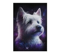 Puzzles 1000pcs(38x26cm) pour Adolescents Galactic Pup Portrait Puzzles pour Adultes, Jeux Amusants, Course De Vitesse Manuelle, Cadeaux pour Amis Et Famille 1000pcs(38x26cm)
