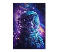 Puzzles 1000pcs(38x26cm) pour Adolescents Space Explorer Helmet Art Puzzles pour Adolescents Jouets Anti-Stress Cadeau d'anniversaire Aide À Stimuler Le Cerveau 1000pcs(38x26cm)