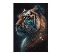 Puzzles 1000pcs(38x26cm) pour Adolescents Tiger Galaxy Art Print-3 Puzzles pour Adultes Jouets À Faire Soi-même Cadeau d'anniversaire Défi Éducatif 1000pcs(38x26cm)