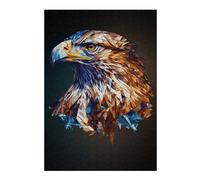 Puzzles 1000pcs(38x26cm) pour Adultes Geometric Bald Eagle Art Puzzles pour Adultes, Jouet, Décoration Murale, Cadeaux pour Femmes, pour Les Jeux 1000pcs(38x26cm)