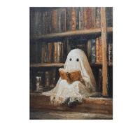 Puzzles 1000pcs(52x38cm) pour Adolescentes Ghost Reading Book in Library-1 Puzzle Casse-tête, Jeu Difficile, Cadeau Anti-Stress 1000pcs(52x38cm)