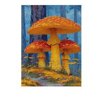Puzzles 1000pcs(52x38cm) pour Adolescentes Magic Forest Mushrooms Puzzle Casse-tête, Jeu Difficile, Cadeau Anti-Stress 1000pcs(52x38cm)