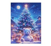 Puzzles 1000pcs(52x38cm) pour Adolescents Christmas Night Wonderland-1 Puzzles pour Adultes Jeux Relaxants Défi Difficile pour Les Jeux 1000pcs(52x38cm)
