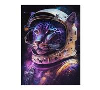 Puzzles 1000pcs(52x38cm) pour Adolescents Cosmic Leopard Astronaut Jeux De Puzzle Amusants Découpe De Précision Offre Spéciale Cadeaux pour Toute La Famille 1000pcs(52x38cm)