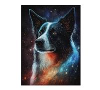 Puzzles 1000pcs(52x38cm) pour Adolescents Galactic Canine Majesty Puzzles pour Adultes Jouets Anti-Stress Décoration Intérieure Cadeaux Anti-Stress 1000pcs(52x38cm)
