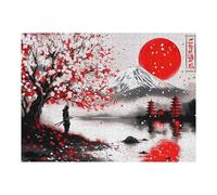 Puzzles 1000pcs(52x38cm) pour Adolescents Samurai Serenity Peaceful Puzzles pour Adultes Jeu Manuel Course De Vitesse pour Les Mains Aidez Votre Cerveau À S'exercer 1000pcs(52x38cm)