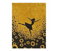 Puzzles 1000pcs(52x38cm) pour Adultes Dancing Sunflower Field Art Print Puzzles Anti-Stress Jouets De Détente À La Maison Tuer Le Temps Faire Travailler Le Cerveau 1000pcs(52x38cm)