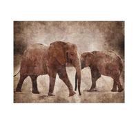 Puzzles 1000pcs(52x38cm) pour Adultes Two Elephants Casse-têtes pour Adultes Jeu Pratique, Analyse Et Logique Idées Cadeaux Et Anniversaires Uniques 1000pcs(52x38cm)