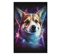 Puzzles 1000pcs(75x50cm) pour Adolescents Cosmic Corgi Portrait-19 Puzzles pour Adolescents Jouets Anti-Stress Cadeau d'anniversaire Aide À Stimuler Le Cerveau 1000pcs(75x50cm)